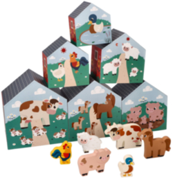 Farm house stacking cubes